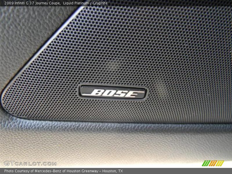 Liquid Platinum / Graphite 2009 Infiniti G 37 Journey Coupe