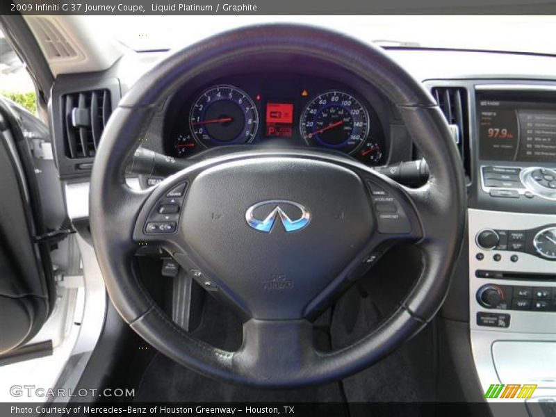 Liquid Platinum / Graphite 2009 Infiniti G 37 Journey Coupe