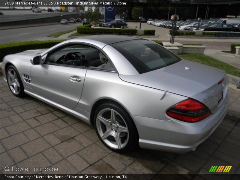 Iridium Silver Metallic / Stone 2009 Mercedes-Benz SL 550 Roadster