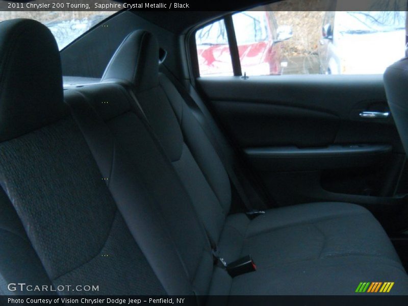 Sapphire Crystal Metallic / Black 2011 Chrysler 200 Touring