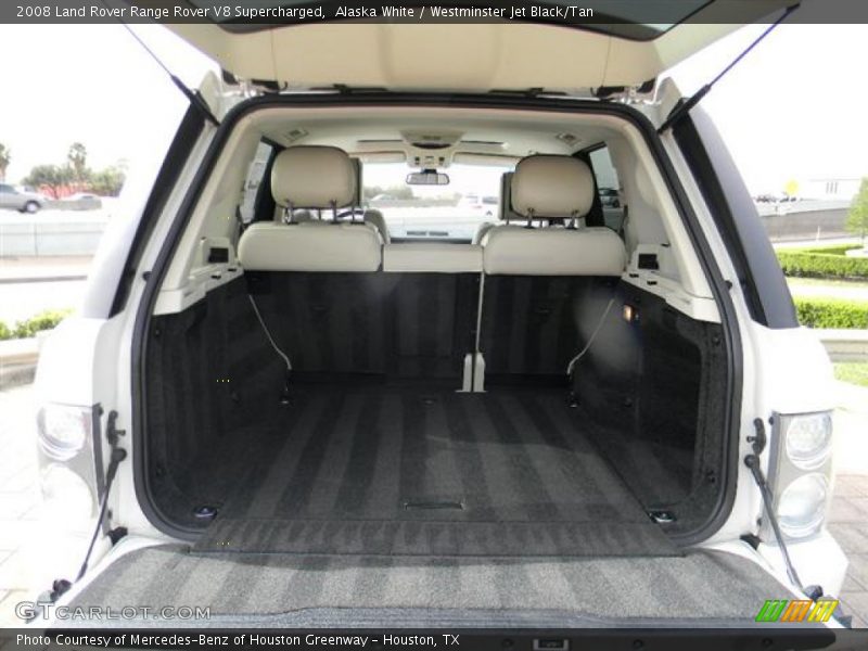 Alaska White / Westminster Jet Black/Tan 2008 Land Rover Range Rover V8 Supercharged