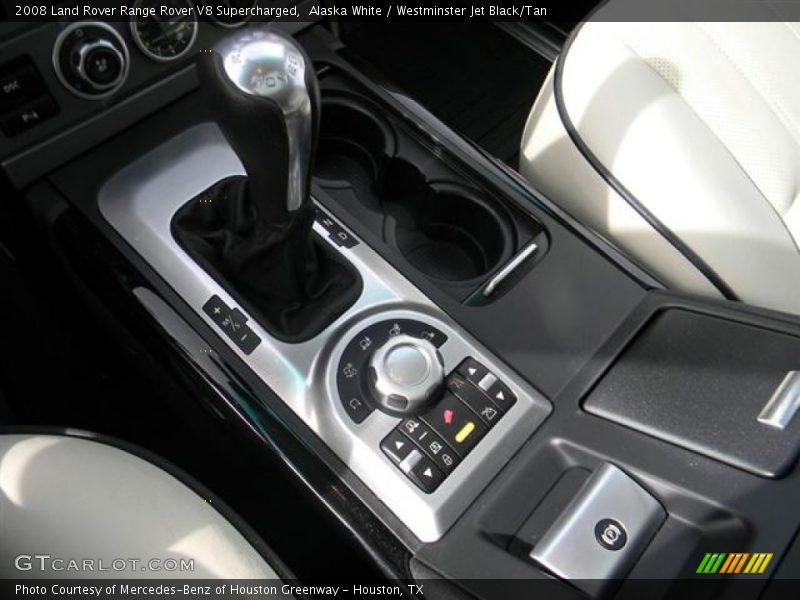 Alaska White / Westminster Jet Black/Tan 2008 Land Rover Range Rover V8 Supercharged