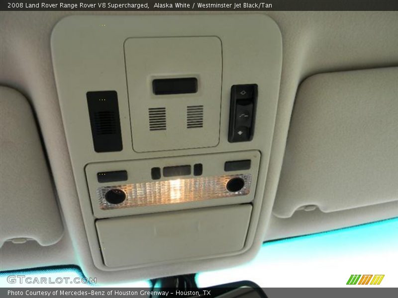 Alaska White / Westminster Jet Black/Tan 2008 Land Rover Range Rover V8 Supercharged