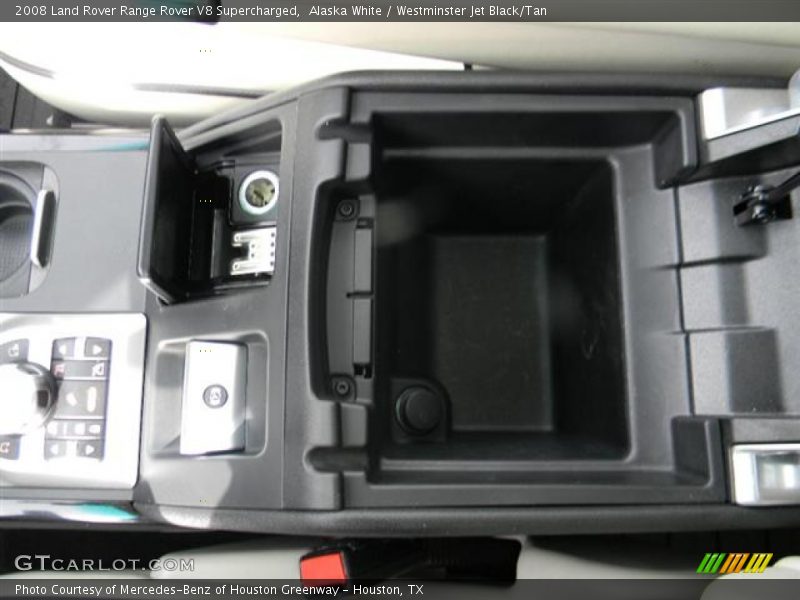 Alaska White / Westminster Jet Black/Tan 2008 Land Rover Range Rover V8 Supercharged