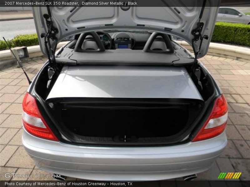 Diamond Silver Metallic / Black 2007 Mercedes-Benz SLK 350 Roadster