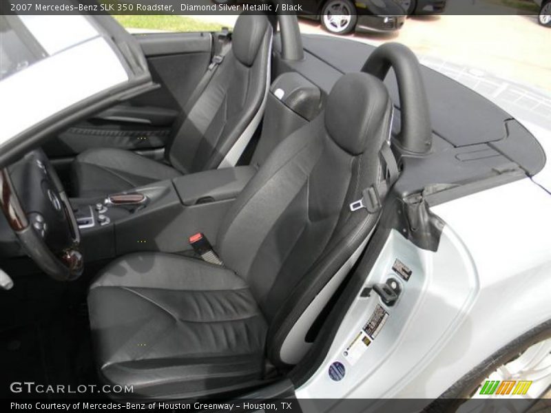  2007 SLK 350 Roadster Black Interior