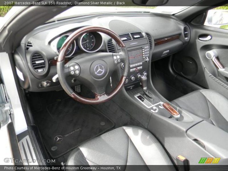  2007 SLK 350 Roadster Black Interior