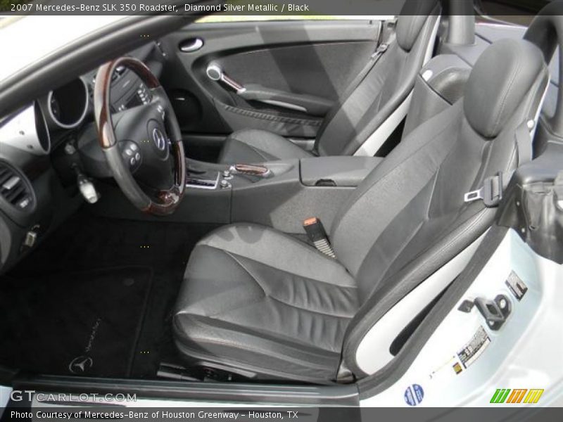  2007 SLK 350 Roadster Black Interior