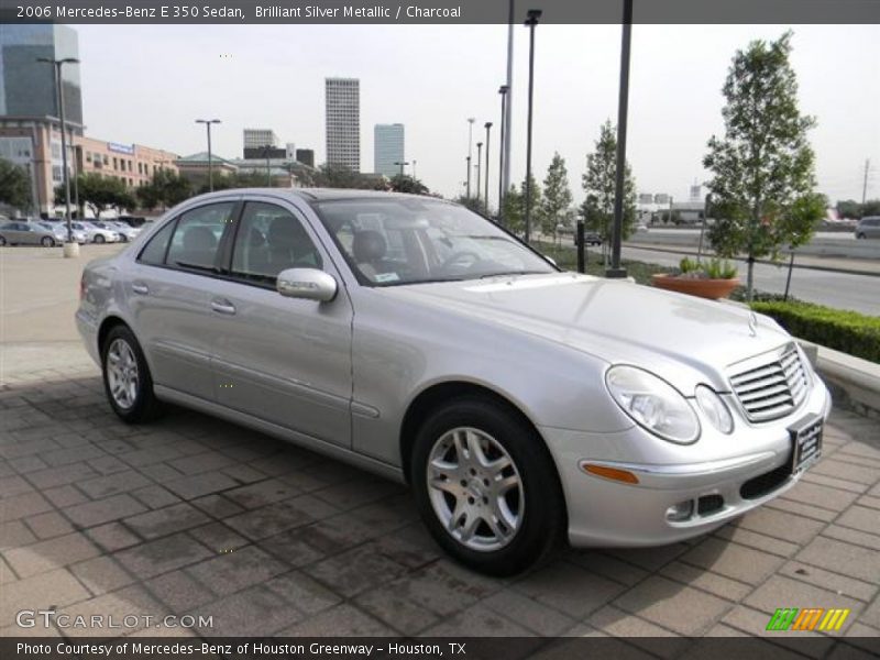 Brilliant Silver Metallic / Charcoal 2006 Mercedes-Benz E 350 Sedan