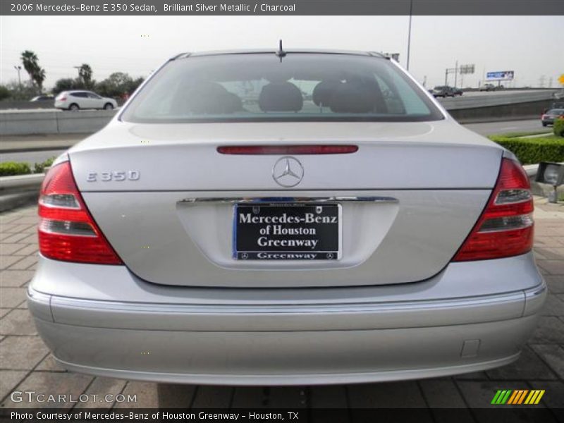 Brilliant Silver Metallic / Charcoal 2006 Mercedes-Benz E 350 Sedan