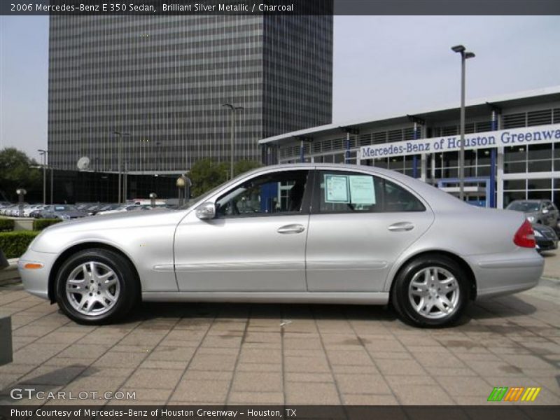 Brilliant Silver Metallic / Charcoal 2006 Mercedes-Benz E 350 Sedan
