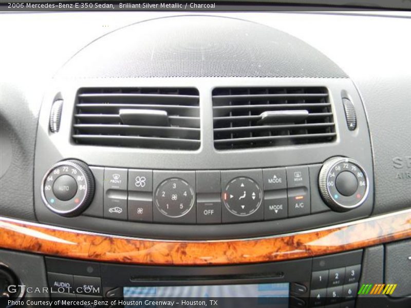 Controls of 2006 E 350 Sedan