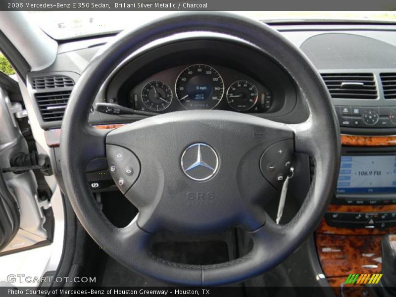 Brilliant Silver Metallic / Charcoal 2006 Mercedes-Benz E 350 Sedan