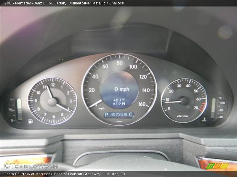  2006 E 350 Sedan 350 Sedan Gauges