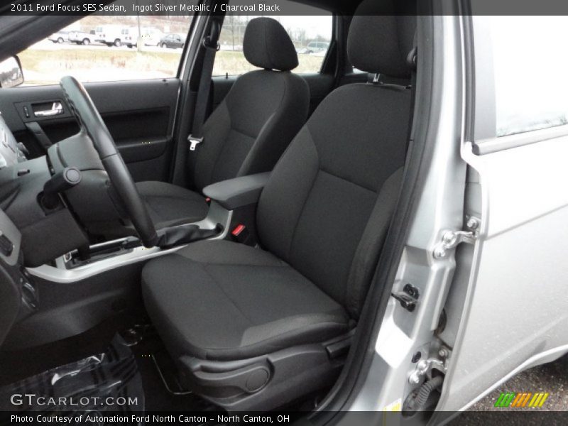  2011 Focus SES Sedan Charcoal Black Interior