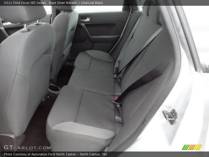 Ingot Silver Metallic / Charcoal Black 2011 Ford Focus SES Sedan