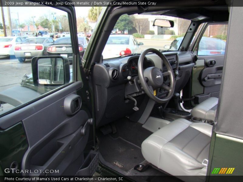Jeep Green Metallic / Dark Slate Gray/Medium Slate Gray 2009 Jeep Wrangler X 4x4