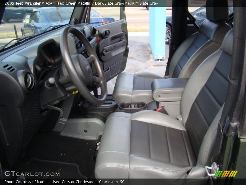 Jeep Green Metallic / Dark Slate Gray/Medium Slate Gray 2009 Jeep Wrangler X 4x4