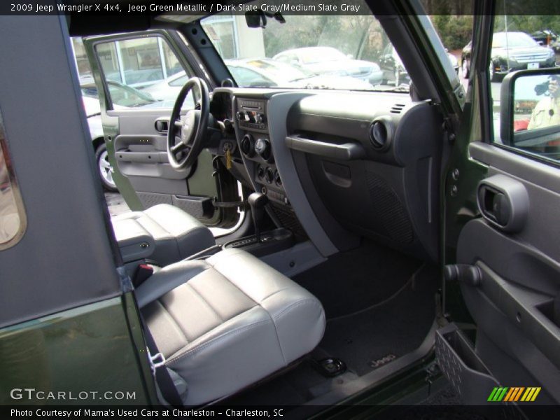 Jeep Green Metallic / Dark Slate Gray/Medium Slate Gray 2009 Jeep Wrangler X 4x4