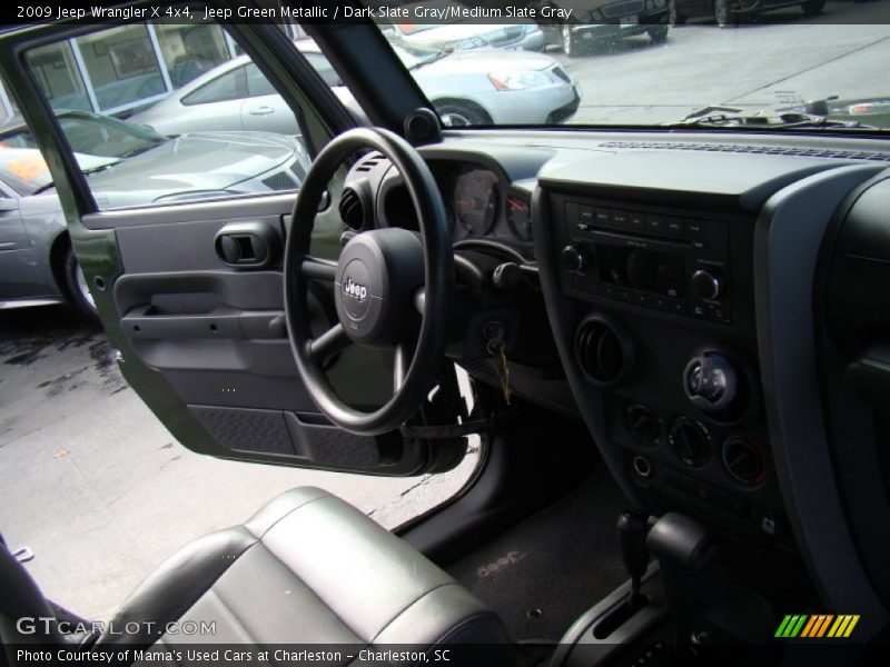 Jeep Green Metallic / Dark Slate Gray/Medium Slate Gray 2009 Jeep Wrangler X 4x4