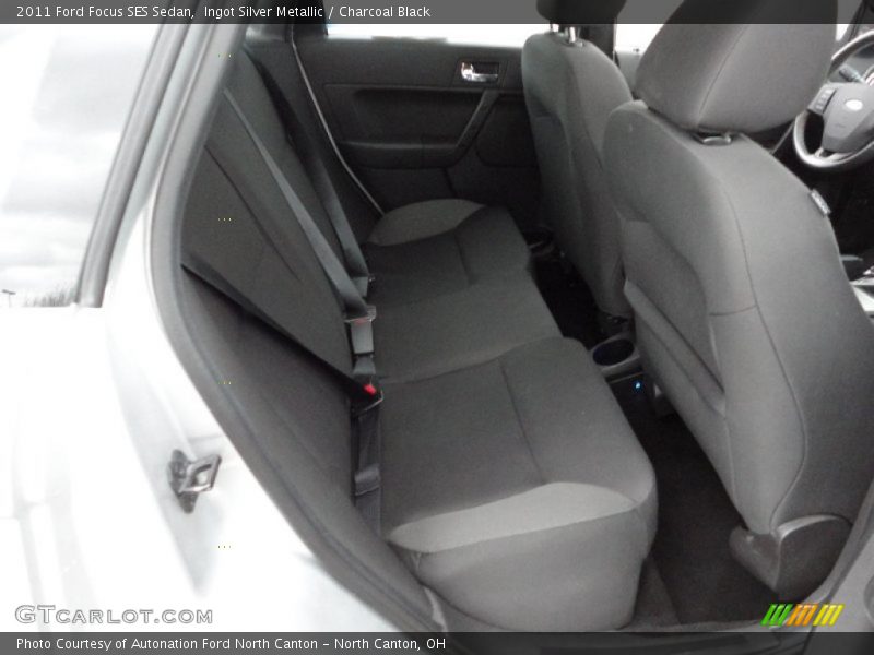 Ingot Silver Metallic / Charcoal Black 2011 Ford Focus SES Sedan
