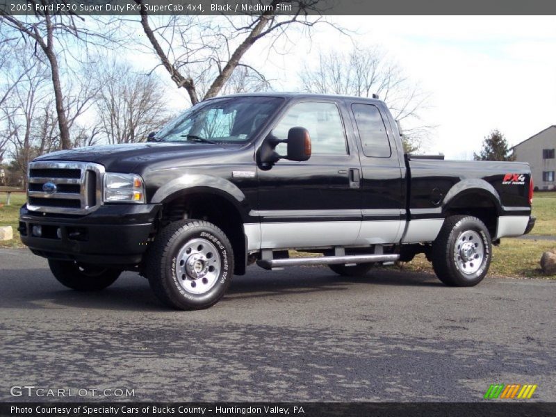 Black / Medium Flint 2005 Ford F250 Super Duty FX4 SuperCab 4x4