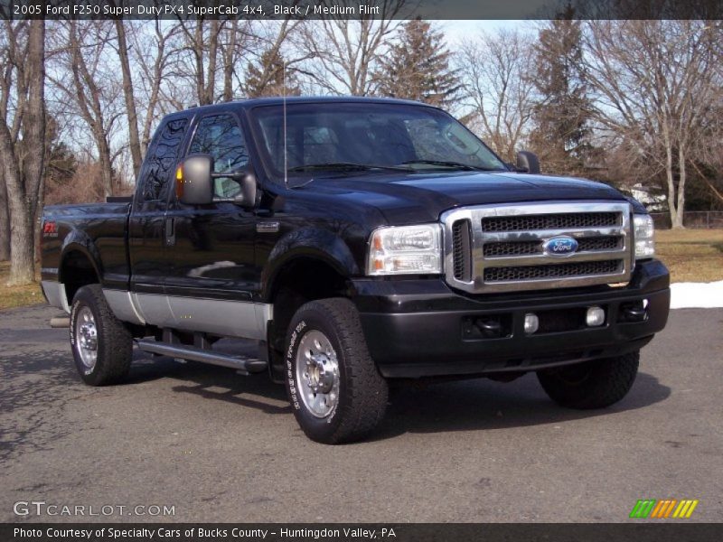Black / Medium Flint 2005 Ford F250 Super Duty FX4 SuperCab 4x4