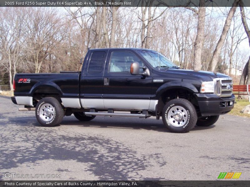 Black / Medium Flint 2005 Ford F250 Super Duty FX4 SuperCab 4x4