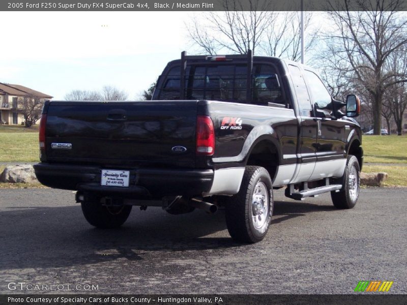 Black / Medium Flint 2005 Ford F250 Super Duty FX4 SuperCab 4x4