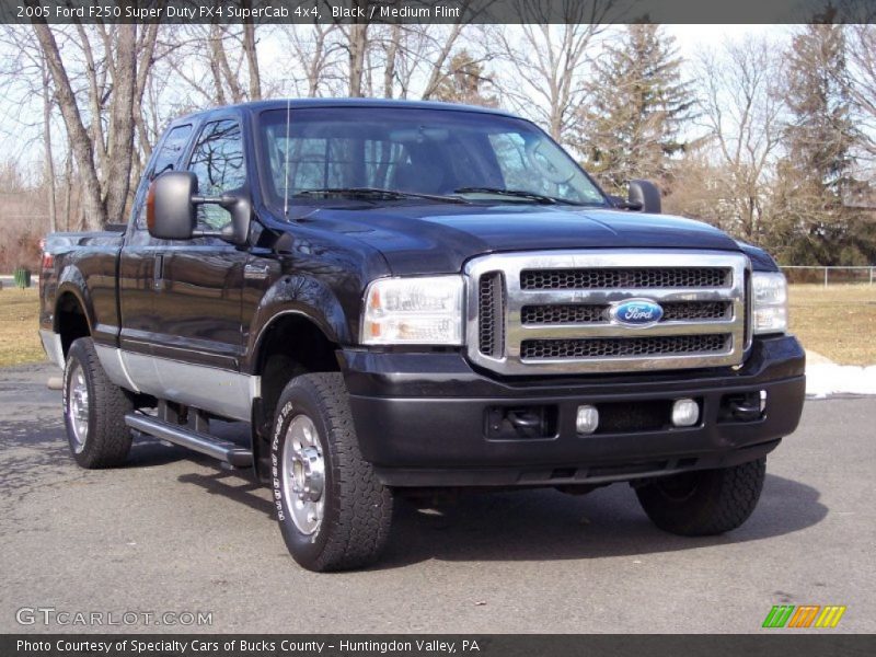 Black / Medium Flint 2005 Ford F250 Super Duty FX4 SuperCab 4x4