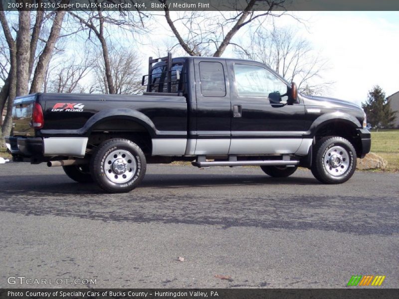 Black / Medium Flint 2005 Ford F250 Super Duty FX4 SuperCab 4x4
