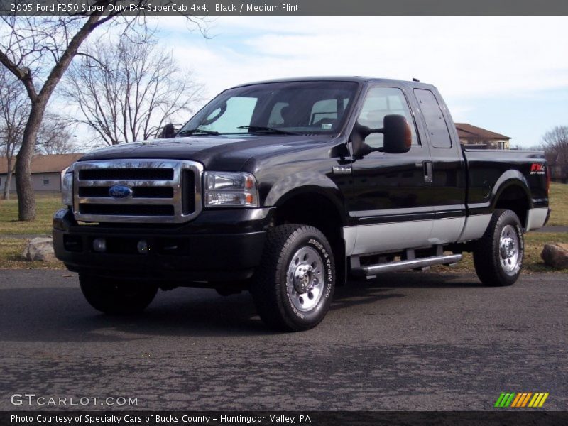 Black / Medium Flint 2005 Ford F250 Super Duty FX4 SuperCab 4x4