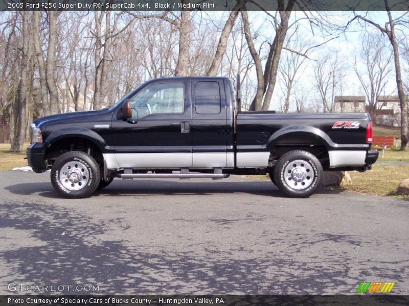 Black / Medium Flint 2005 Ford F250 Super Duty FX4 SuperCab 4x4