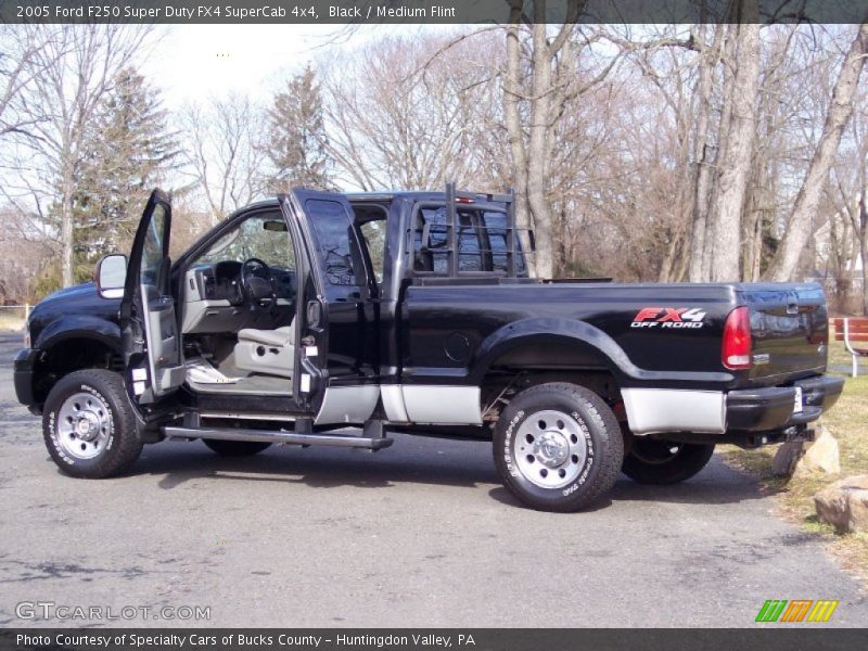 Black / Medium Flint 2005 Ford F250 Super Duty FX4 SuperCab 4x4