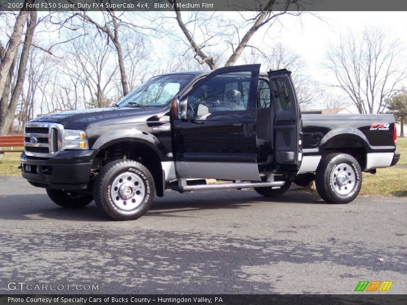 Black / Medium Flint 2005 Ford F250 Super Duty FX4 SuperCab 4x4
