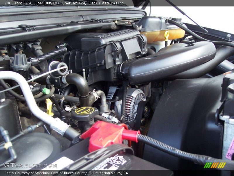 Black / Medium Flint 2005 Ford F250 Super Duty FX4 SuperCab 4x4