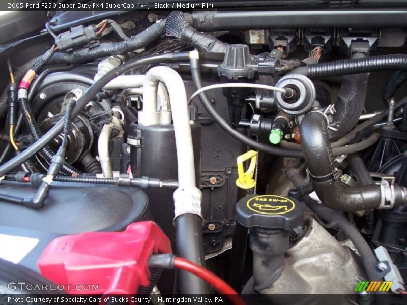 Black / Medium Flint 2005 Ford F250 Super Duty FX4 SuperCab 4x4
