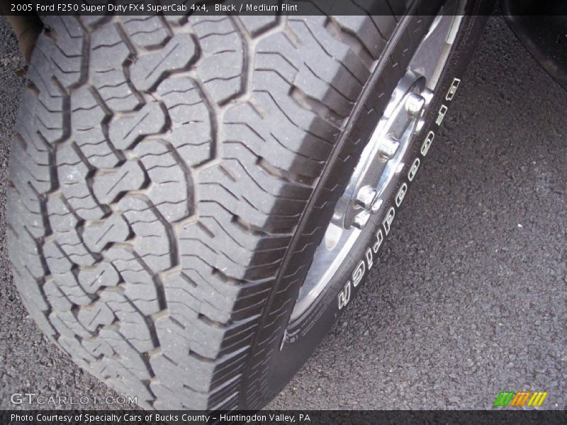 Black / Medium Flint 2005 Ford F250 Super Duty FX4 SuperCab 4x4
