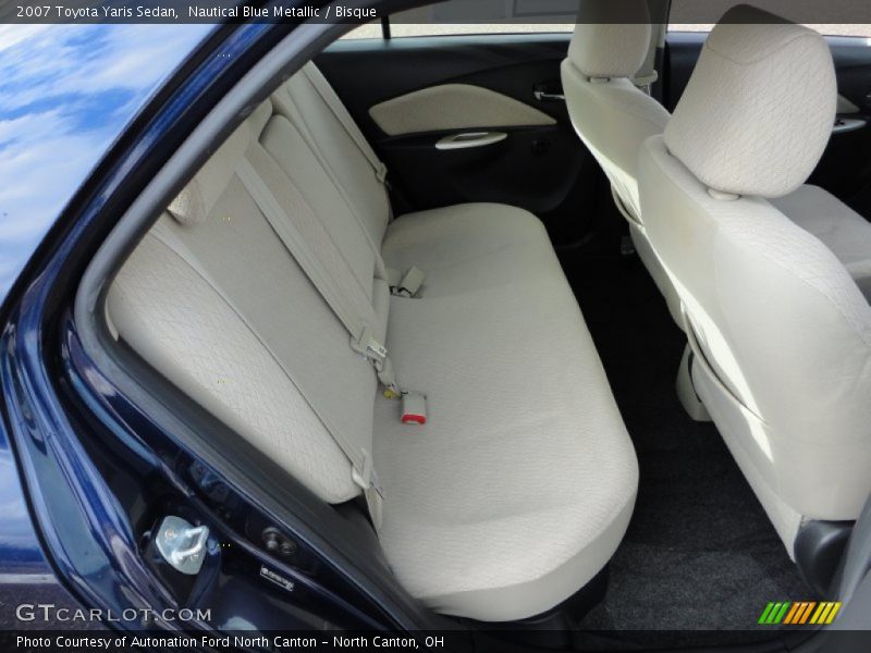 Nautical Blue Metallic / Bisque 2007 Toyota Yaris Sedan