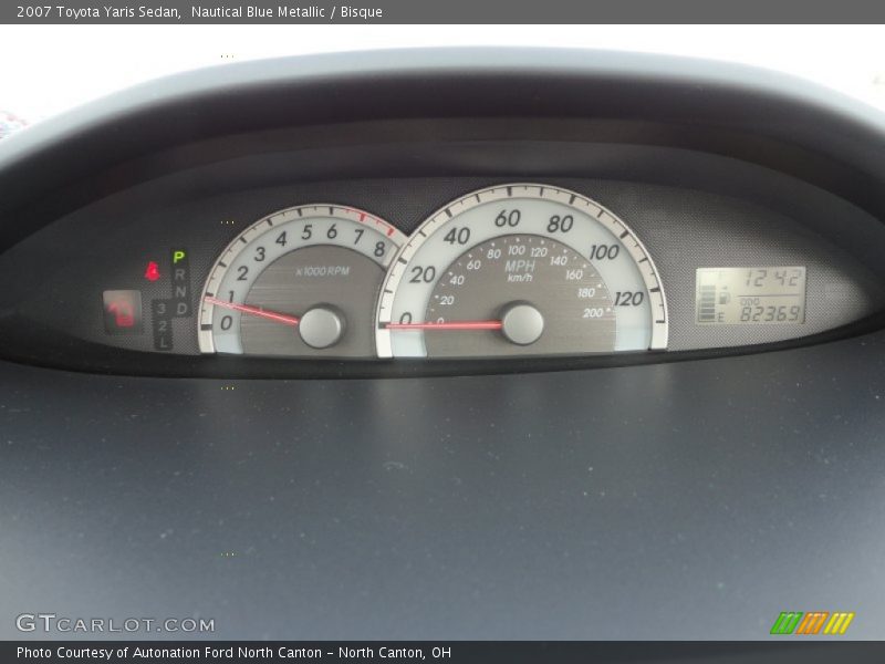  2007 Yaris Sedan Sedan Gauges