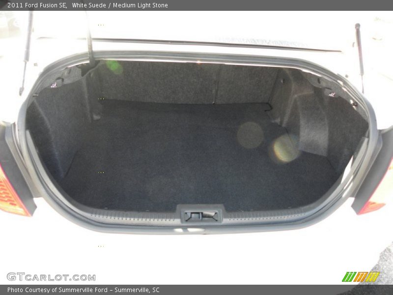 White Suede / Medium Light Stone 2011 Ford Fusion SE