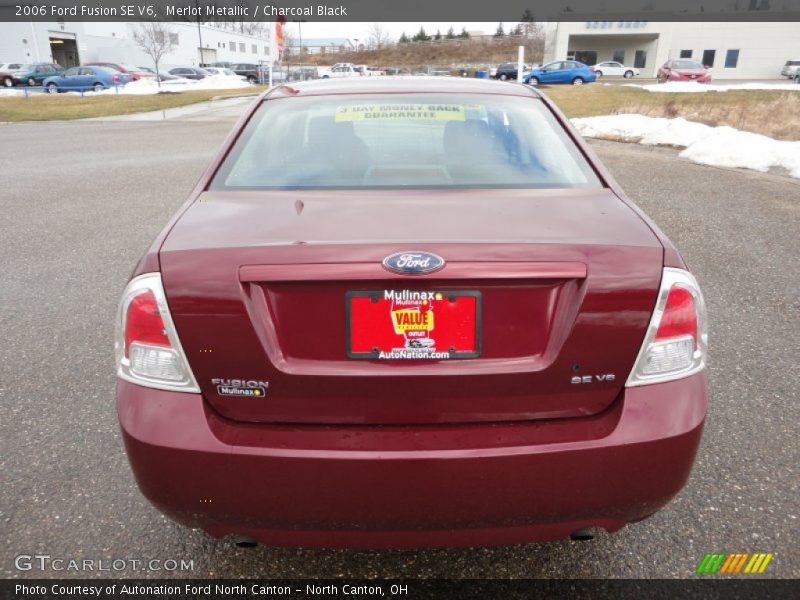 Merlot Metallic / Charcoal Black 2006 Ford Fusion SE V6