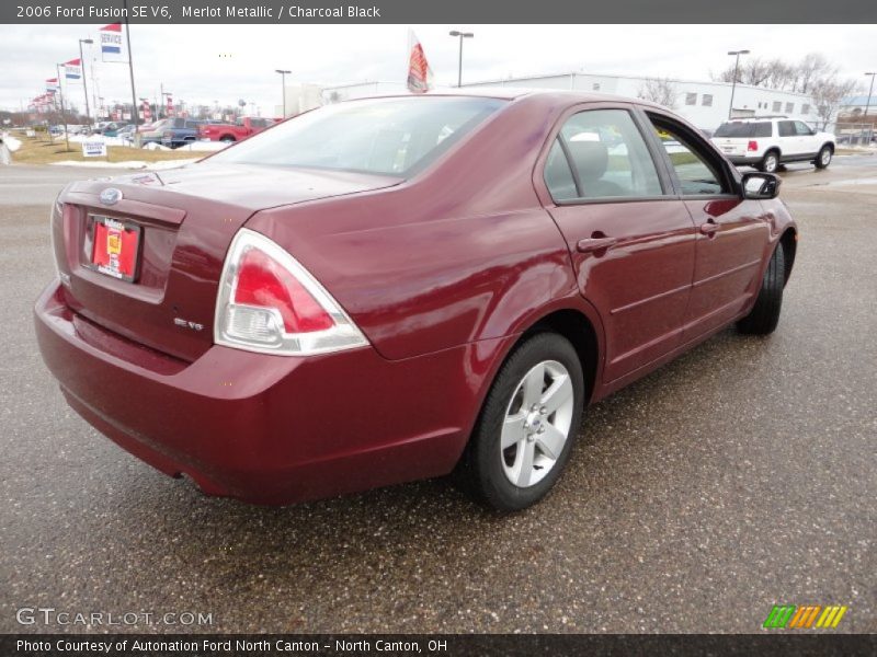 Merlot Metallic / Charcoal Black 2006 Ford Fusion SE V6