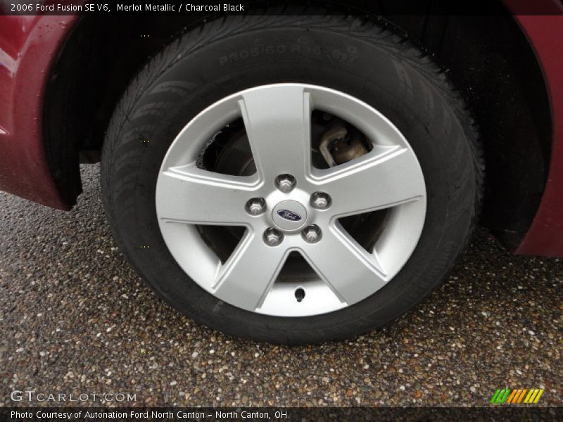 Merlot Metallic / Charcoal Black 2006 Ford Fusion SE V6