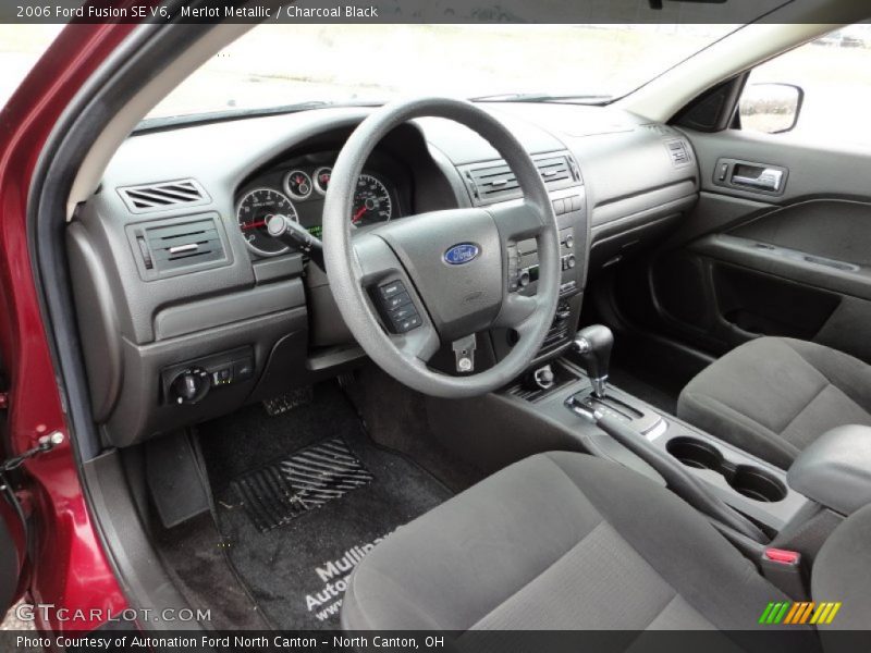 Merlot Metallic / Charcoal Black 2006 Ford Fusion SE V6