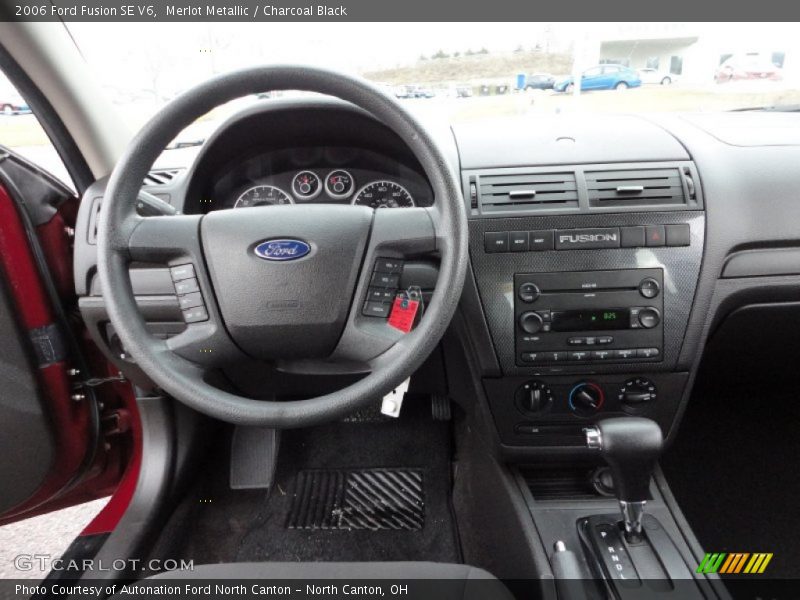 Merlot Metallic / Charcoal Black 2006 Ford Fusion SE V6