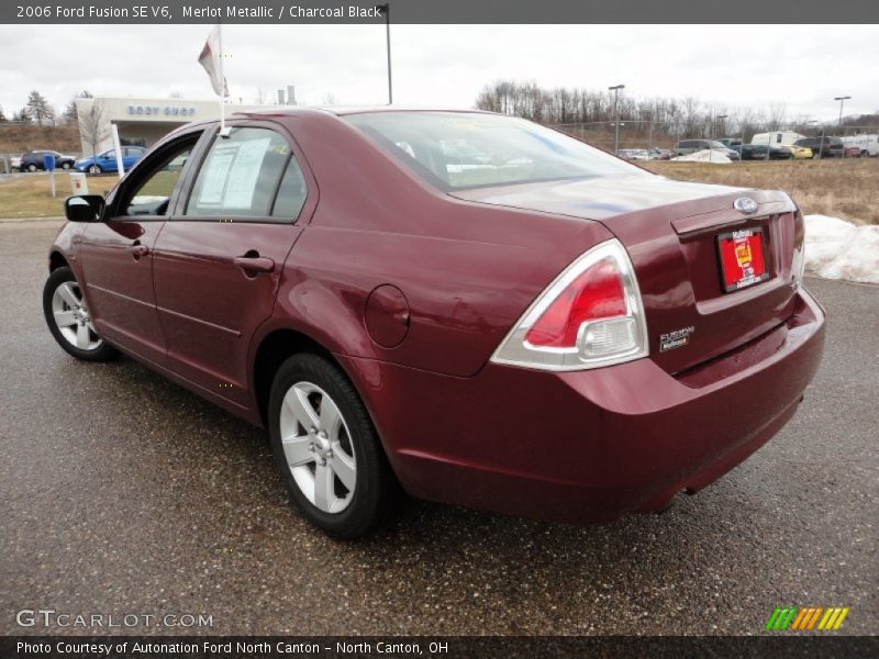 Merlot Metallic / Charcoal Black 2006 Ford Fusion SE V6