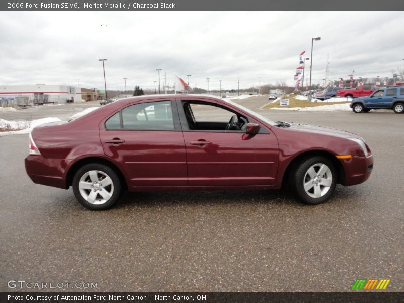Merlot Metallic / Charcoal Black 2006 Ford Fusion SE V6