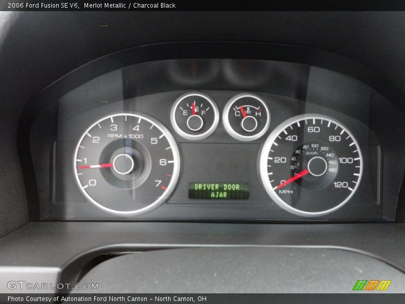 Merlot Metallic / Charcoal Black 2006 Ford Fusion SE V6