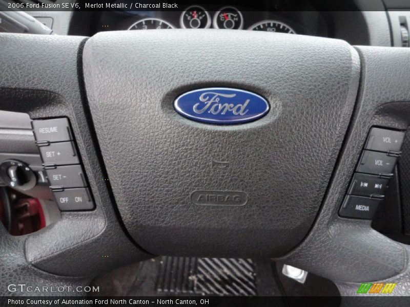 Merlot Metallic / Charcoal Black 2006 Ford Fusion SE V6